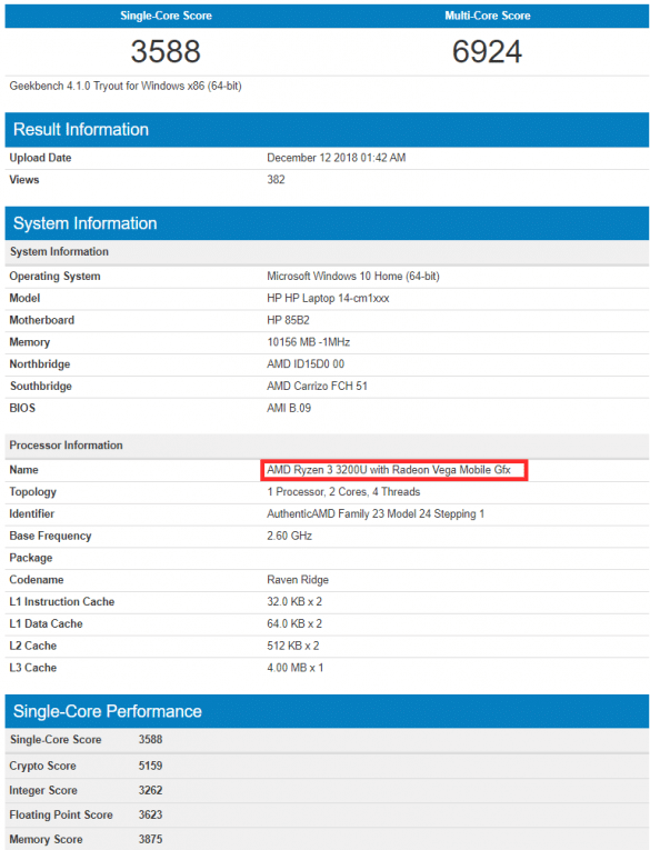 Comparatif Processeur Amd Ryzen 5 3500u AMD Ryzen 3200U, 3300U et 3500U : premier benchmark ! - Sebyin
