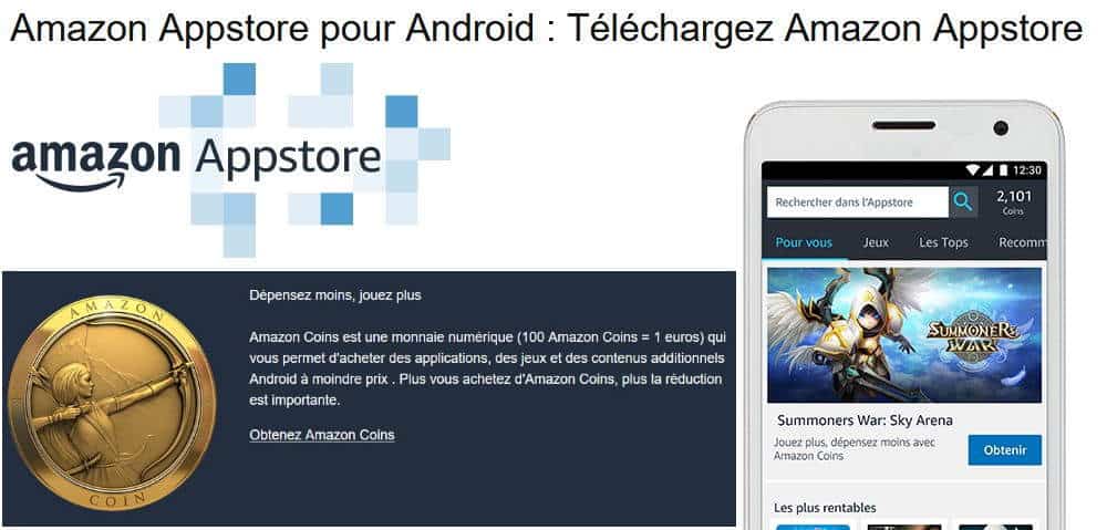 Amazon Appstore jeux android moins chers